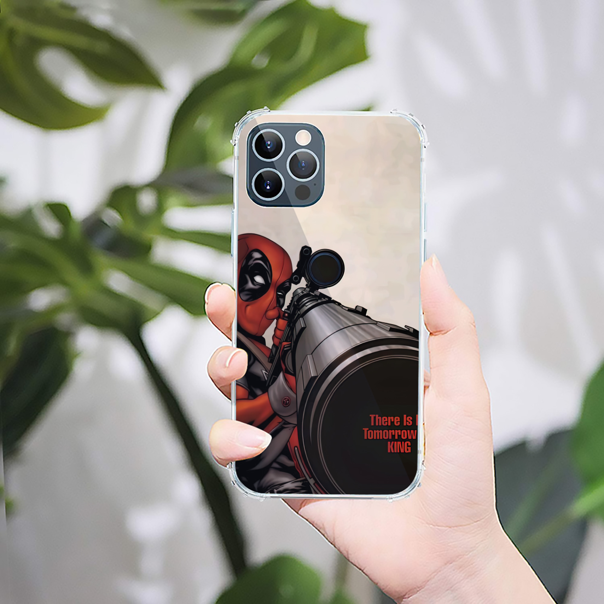 （画像用） Deadpool デッドプール 【iPhone 12シリーズ対応】透明スマホケース（クリアソフトケース）
